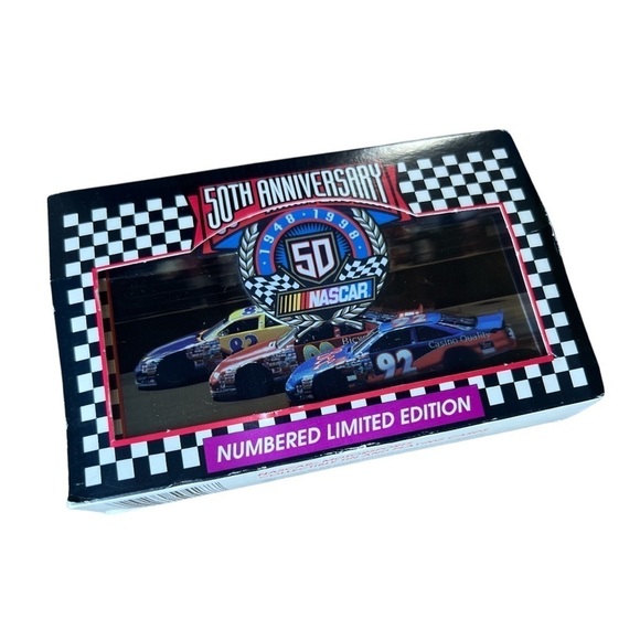 NASCAR 50th Anniversary Numbered Limited Edition Sealed 2 Pack Playing Cards - Picture 1 of 7